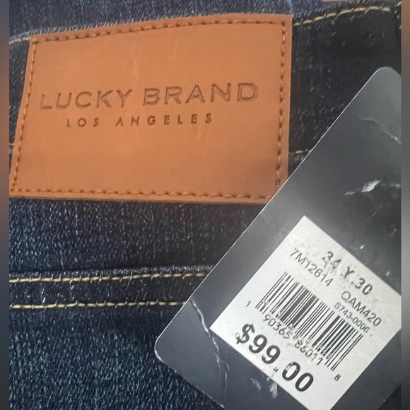 Lucky Brand 363 Vintage Straight Jeans Men's Size 34x30 Blue Denim Stretch - Picture 6 of 6